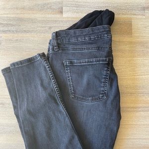 Zara maternity black skinny jeans